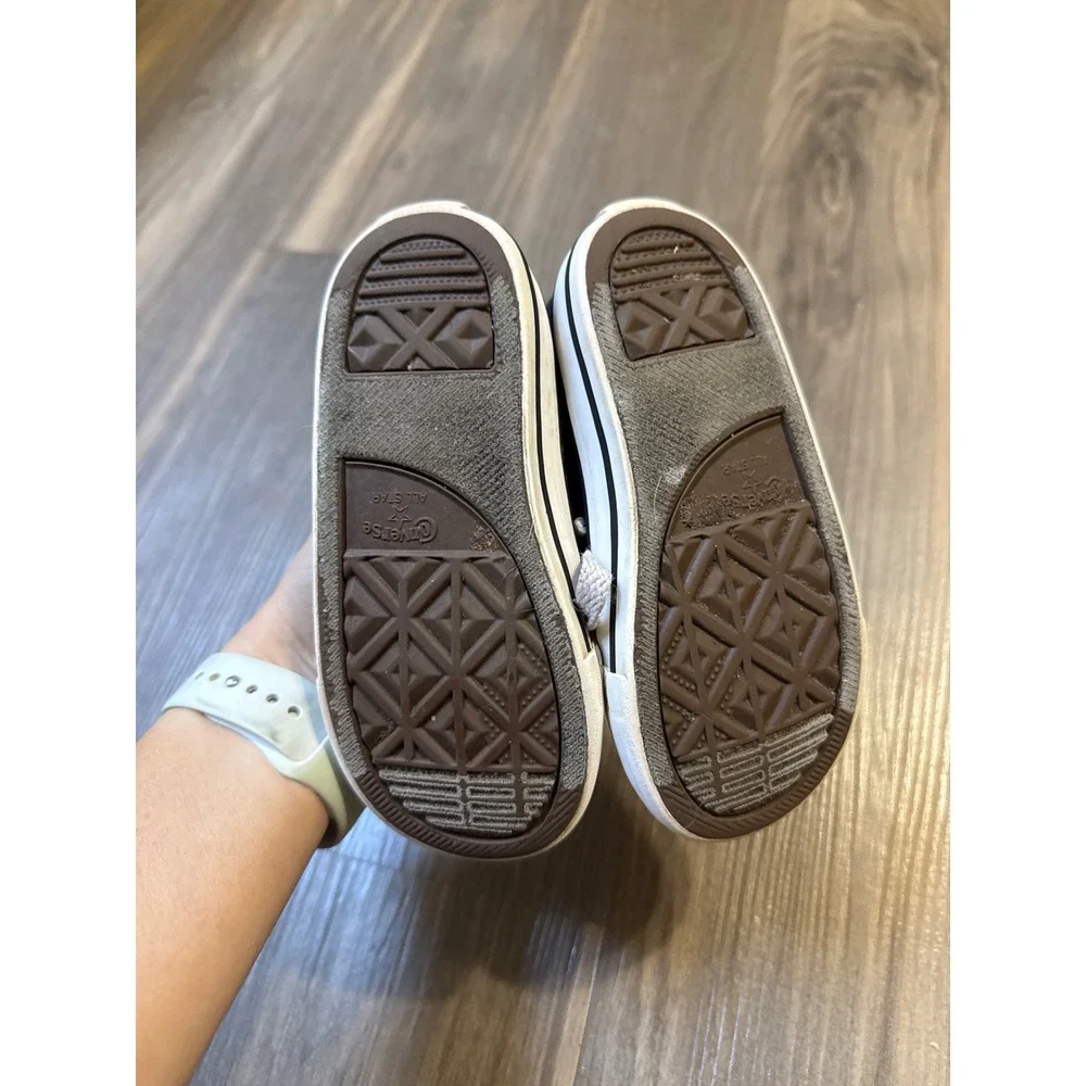 Converse Chuck Taylor All Star Kids Size 8 Toddler Black High Top Sneakers